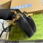 Gucci Interlocking G mini heart shoulder bag 751628 Black 2023