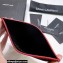 Saint Laurent Cassandre Matelassé Card Case In Grain De Poudre Embossed Leather 423291 Red/Gold