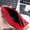 Saint Laurent Cassandre Matelassé Card Case In Grain De Poudre Embossed Leather 423291 Red/Gold