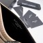 Saint Laurent Cassandre Matelassé Card Case In Grain De Poudre Embossed Leather 423291 Beige/Silver