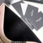 Saint Laurent Cassandre Matelassé Card Case In Grain De Poudre Embossed Leather 423291 Pink/Gold