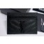 Saint Laurent Cassandre Matelassé Card Case In Grain De Poudre Embossed Leather 423291 Black