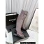 Chanel Lambskin & Patent Calfskin High Boots G45005 Burgundy 2023