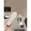 Chanel Chain and CC Logo Lace-up Ankle Boots White 2023