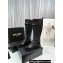 Chanel Lambskin & Patent Calfskin High Boots G45005 Black 2023