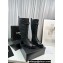 Chanel Lambskin & Patent Calfskin High Boots G45005 Black 2023