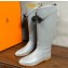 Hermes Jumping boots in Box calfskin Gray 2023