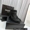 Chanel Tweed & Patent Calfskin Combat Boots G45005 Black 2023