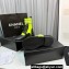 Chanel Knit & Calfskin Combat Boots Black/Fluo Green 2023