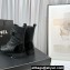 Chanel Lambskin & Patent Calfskin Combat Boots G45005 Black 2023