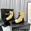 Chanel Lambskin & Patent Calfskin Combat Boots G45005 Apricot 2023