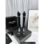 Chanel Logo Quilting Calfskin High Boots Black 2023