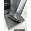 Chanel Logo Quilting Calfskin High Boots Black 2023