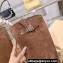 Miu Miu Leather Biker Boots Suede Brown with straps and buckles 2023