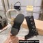 Miu Miu Leather Boots with straps and buckles 5W792D Suede Black 2023