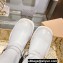 Miu Miu Leather Ankle Boots White with straps and buckles 2023