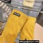 Miu Miu Heel 4cm Stretch leather boots Suede Yellow 2023