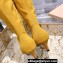 Miu Miu Heel 4cm Stretch leather boots Suede Yellow 2023
