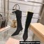 Miu Miu Heel 4cm Stretch leather boots Suede Black 2023