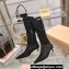 Miu Miu Heel 4cm Stretch leather boots Suede Black 2023