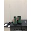 Chanel Front CC Logo Short Boots Printed Green/Red 2023
