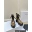 Celine Bulky Lace-Up Boots With Buckle Details and Studded Outsole In Shiny Bull Khaki 2023