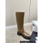 Celine Bulky Biker High Boots In Calfskin Khaki 2023