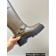 Celine Bulky Biker High Boots In Calfskin Khaki 2023