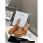 Celine Short Boots WITH TRIOMPHE In Knit and Calfskin Brown 2023
