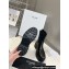 Celine Short Boots WITH TRIOMPHE In Knit and Calfskin Black 2023
