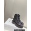 Celine Bulky Laced Up Boots In Nylon And Shiny Bull Black 2023