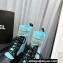 Chanel Knit & Calfskin Combat Boots Black/Blue 2023