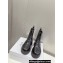 Celine Lace-Up Boots With Triomphe Celine Bulky In Shiny Bull Black 2023