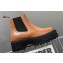 Celine Chelsea Boots In Calfskin and Studded Outsole Brown 2023