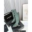 Chanel Lambskin & Patent Calfskin High Boots G45005 Dark Green 2023