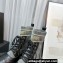 Chanel Knit & Calfskin Combat Boots Black/Gray 2023