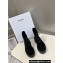 Celine Bulky Laced Up Boots With Triomphe In Nylon & Suede Calfskin Black 2023