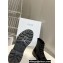 Celine Bulky Laced Up Boots With Triomphe In Nylon & Suede Calfskin Black 2023