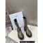 Celine Bulky Mid Biker Boots With Harness In Calfskin Khaki 2023