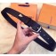 Louis Vuitton Width 3.5cm Double Sides Belts Black 2018