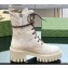 Gucci GG Matelassé lace-up boots 718386 White 2023