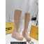 Fendi patent leather Fashion Show boots Nude 2023