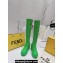 Fendi patent leather Fashion Show boots Green 2023