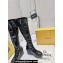 Fendi patent leather Fashion Show boots Black 2023