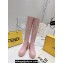 Fendi patent leather Fashion Show boots Pink 2023