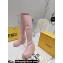 Fendi patent leather Fashion Show boots Pink 2023