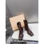 Miu Miu Heel 8.5cm vintage Ankle Boots Brown 2023