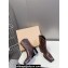 Miu Miu Heel 8.5cm vintage Ankle Boots Brown 2023