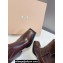 Miu Miu Heel 8.5cm vintage Ankle Boots Brown 2023