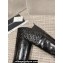 Chanel Heel 3cm Calfskin High Boots G45200 Waxy Black 2023